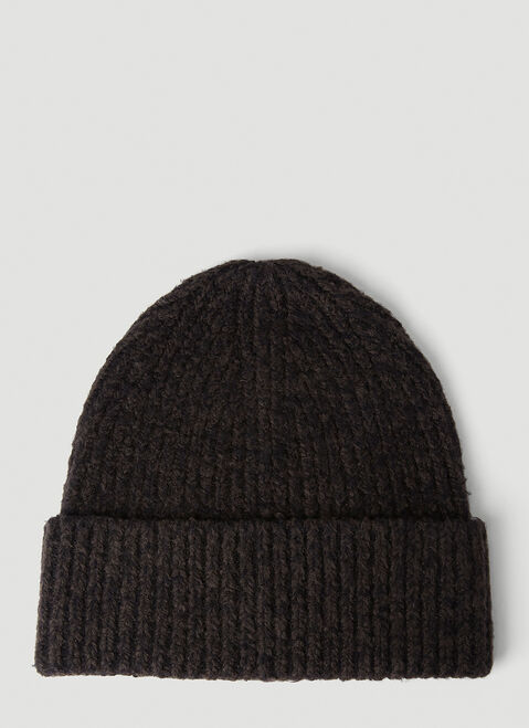 Y-3 Knit Beanie Hat Black yyy0152054