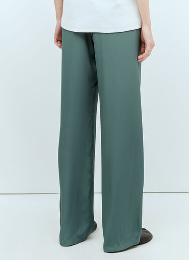 Dries Van Noten Fluid Drawstring Pants Green dvn0256007