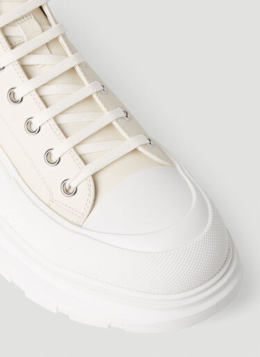 Alexander McQueen Tread Slick Boots White amq0151051