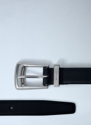 Leather Belt Saint Laurent Leather Belt Black sla0162050