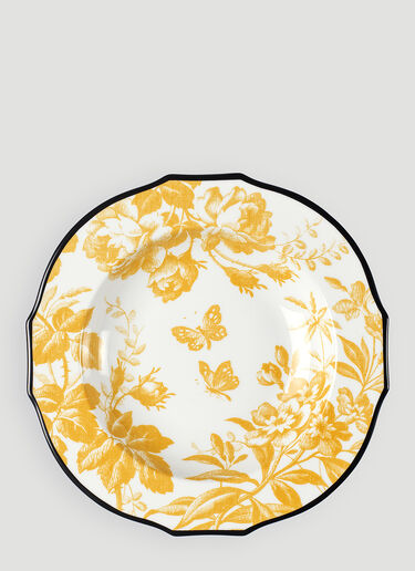 Gucci Set of Two Herbarium Soup Bowl Yellow wps0670151