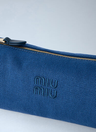 Miu Miu Gabardine Rope-Strap Shoulder Bag Blue miu0265034