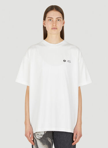 Honey Fucking Dijon x Tom of Finland Logo Print T-Shirt White hdj0350023