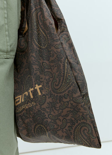 Carhartt WIP Paisley Packable Tote Bag Brown wip0354003