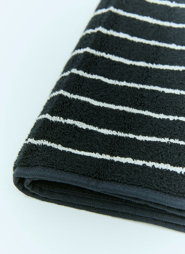 Tekla Stripes Bath Towel Black tek0355018