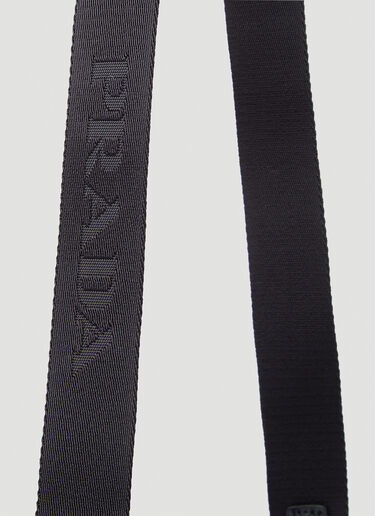 Prada [Re-Nylon] 레더 크로스바디 백 블랙 pra0145030