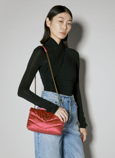 Saint Laurent Toy Puffer Shoudler Bag Pink sla0252087