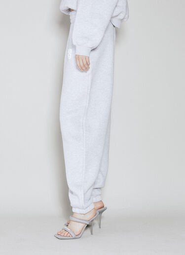 Puff Logo Track Pants Alexander Wang Puff Logo Track Pants Grey awg0253009