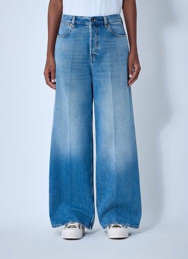 Wide-Leg Five-Pocket Jeans Gucci Wide-Leg Five-Pocket Jeans Light Blue guc0261124
