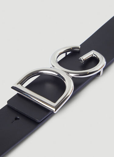 Dolce & Gabbana Logo Plaque Belt Black dol0145021