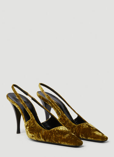 Saint Laurent Tom High Heels Yellow sla0249086