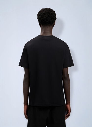 Palm Angels Neck Logo T-Shirt Black pma0164087