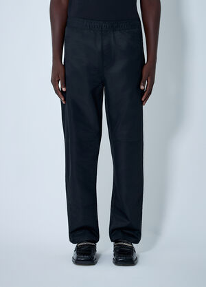 Wales Bonner Satin Track Pants Black wbn0162005