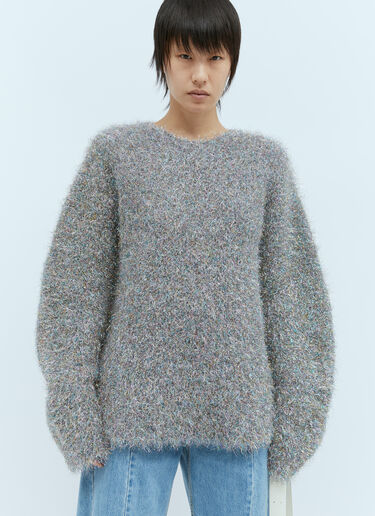 Glistening Sweater Jil Sander Glistening Sweater Grey jil0254003