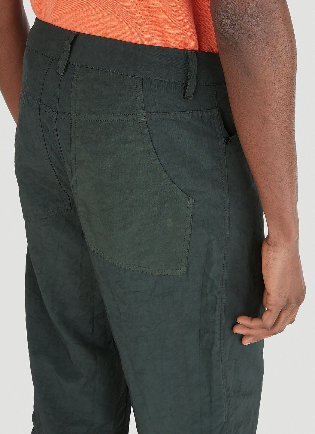 Eckhaus Latta Husk Pants in Green | LN-CC