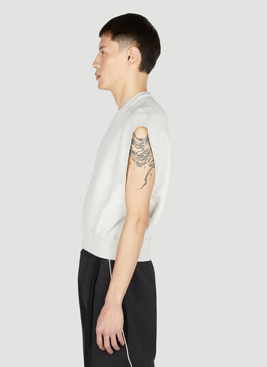 Rick Owens DRKSHDW 민소매 탑 화이트 drk0152006