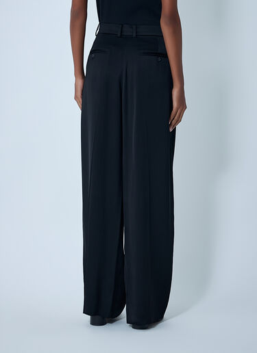 TOTEME Satin Pants Black tot0262018