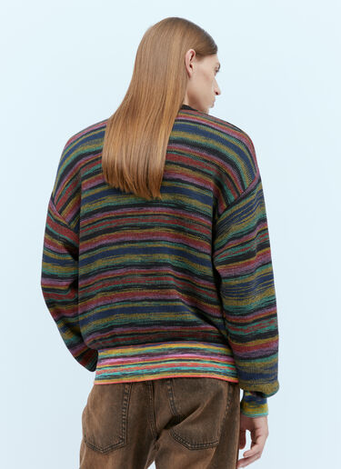 Aries SpaceDye Problemo Knit Sweater Brown ari0154012