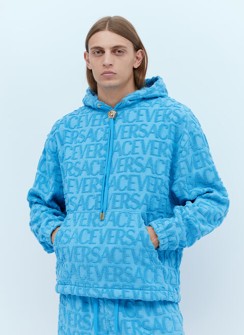 Versace Terry Logo Jacquard Sweatshirt Black ver0153009