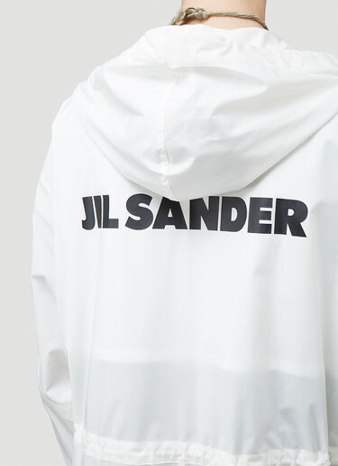 Jil Sander Essential Water-Repellent Coat White jil0143056