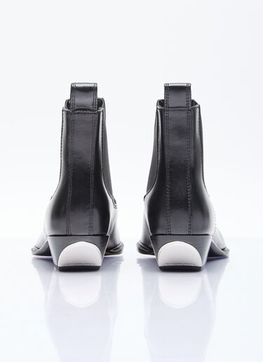 Alexander Wang Slick 40 Ankle Boots Black awg0255049