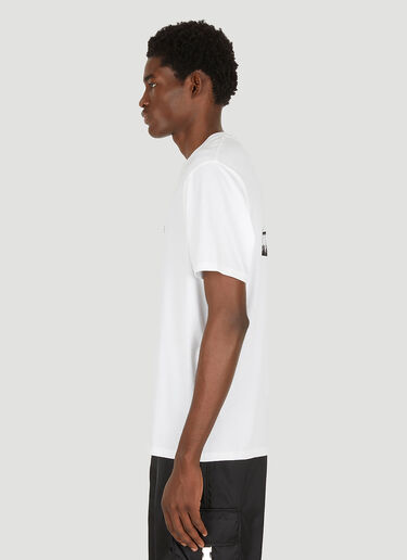 7 Moncler FRGMT Hiroshi Fujiwara 徽标印花T恤 白 mfr0351003