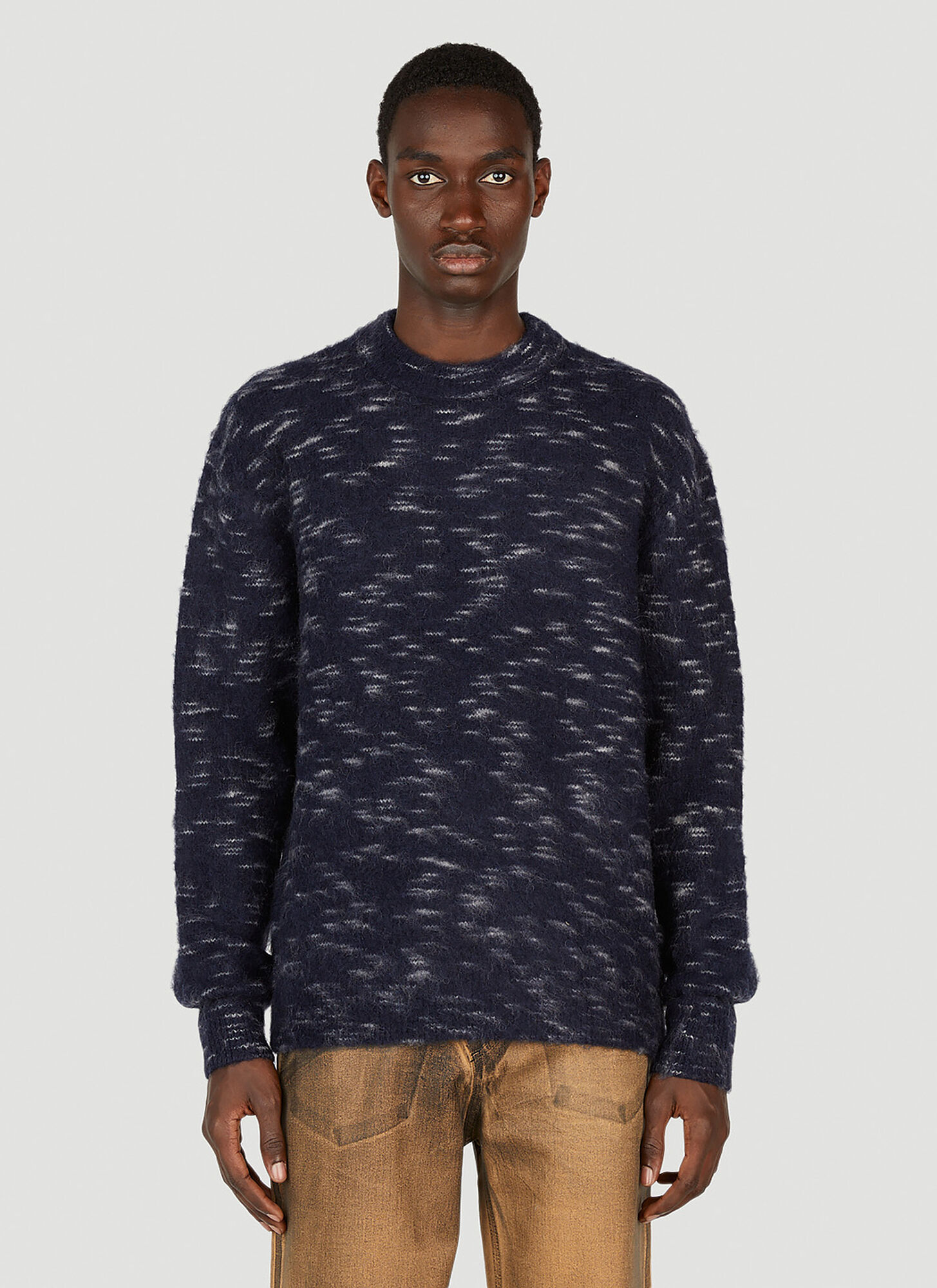 Shop Acne Studios Spot Sweater In Navy