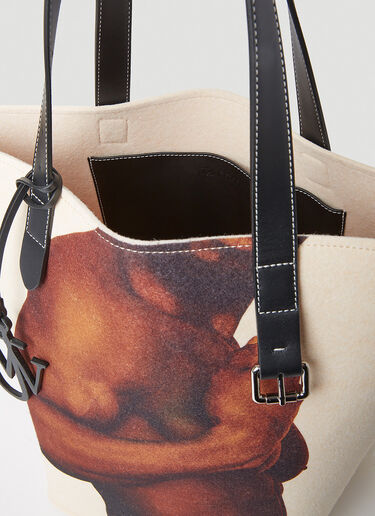 JW Anderson Feel Free Tote Bag Beige jwa0354011