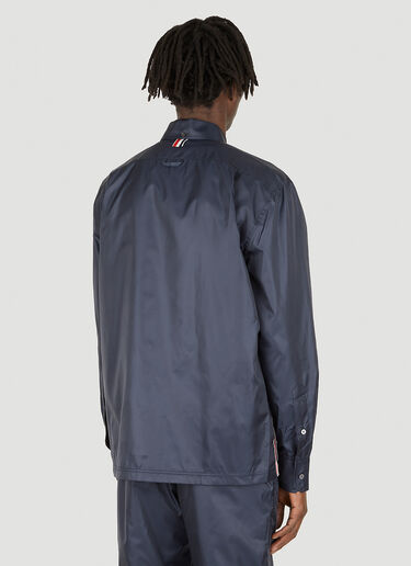 Thom Browne Logo Patch Jacket Blue thb0147001