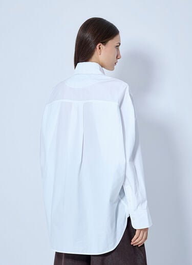 LN-CC® - Jacquemus: Citta Button-Down Shirt - White Jacquemus Citta Button-Down Shirt White jac0266006