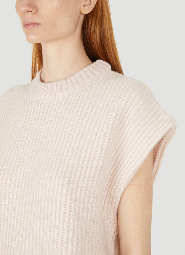 GANNI Relaxed Knit Sweater Pink gan0248033