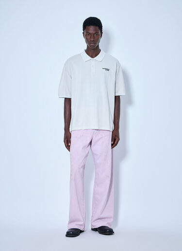 LN-CC® - Acne Studios: 1981 Loose Fit Jeans - Pink Acne Studios 1981 Loose Fit Jeans Pink acn0165036