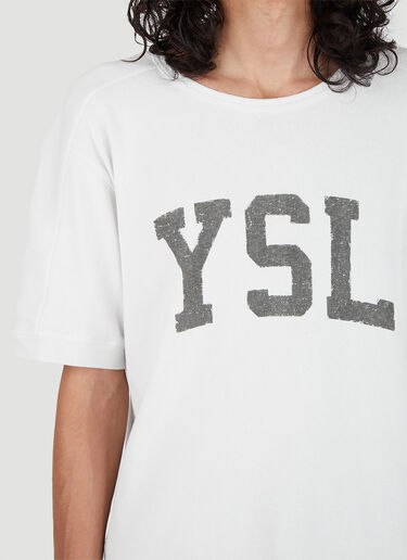 Saint Laurent Vintage Logo T-Shirt Black sla0145020