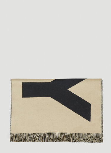 Burberry Reversible Logo Scarf Beige bur0349002