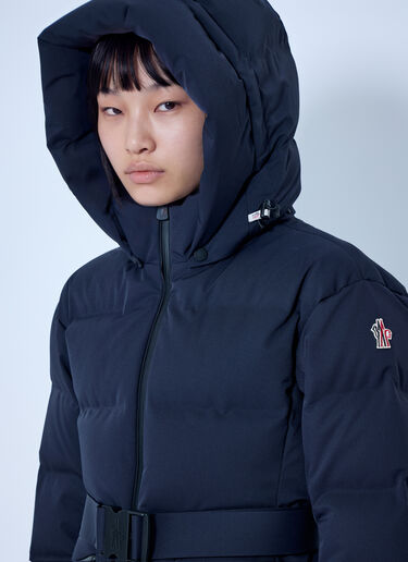 Moncler Grenoble トリマ フード付きインシュレーテッドスキージャケット ネイビー mog0265004