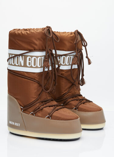 Moon Boot 아이콘 스노우 부츠 브라운 mnb0350003