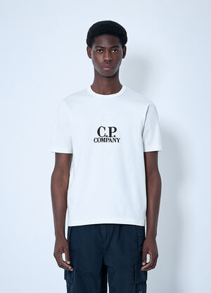 C.P. Company マーセライズジャージーツイスト ブリティッシュセーラーTシャツ  ホワイト pco0159013