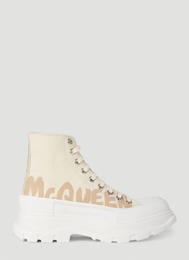 Alexander McQueen 트레드 슬릭 부츠 베이지 amq0251075