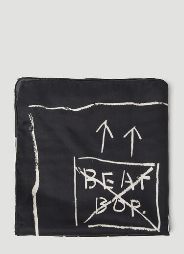 Honey Fucking Dijon Basquiat Scarf Black hdj0352014