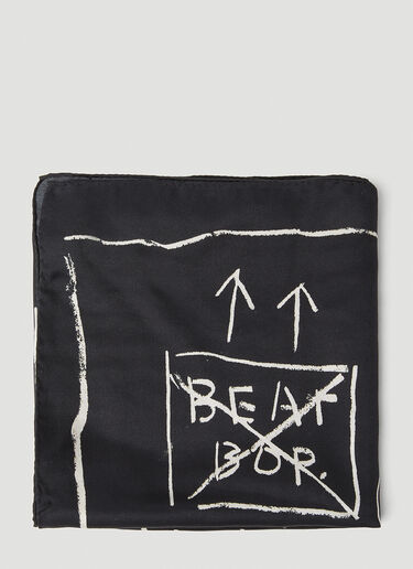 Honey Fucking Dijon Basquiat 围巾 黑色 hdj0352014