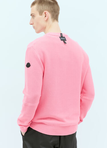 Moncler 크루넥 스웨터 핑크 mon0155030