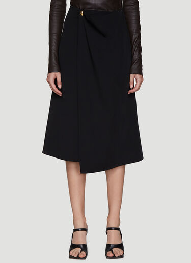 Bottega Veneta Gabardine Skirt Black bov0239023