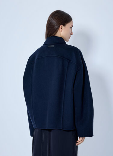 LN-CC® - Marni: Buttoned Wool Jacket - Navy Marni Buttoned Wool Jacket Navy mni0265005