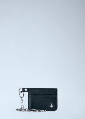 Vivienne Westwood Flat Chain Card Holder Black vvw0365001