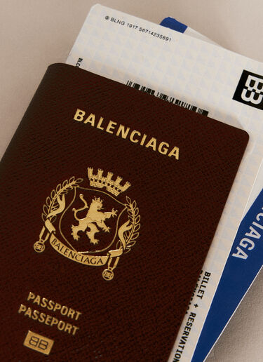 Passport Long Wallet Balenciaga Passport Long Wallet Brown bal0156019