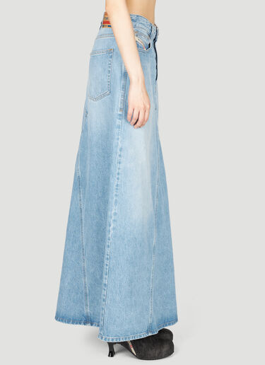 Diesel De-Pago Denim Maxi Skirt Blue dsl0255024