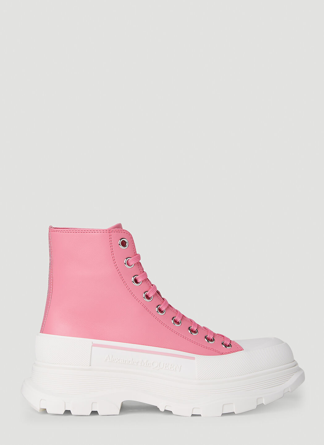 Alexander McQueen Tread Slick Boots Pink amq0251077