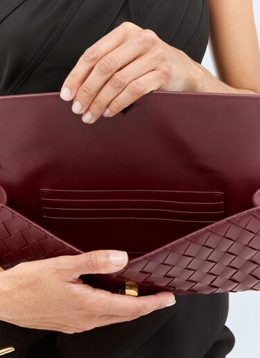 Bottega Veneta Long Andiamo Clutch Red bov0258012