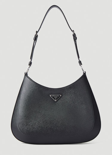 Prada Cleo Saffiano Shoulder Bag Black pra0245072