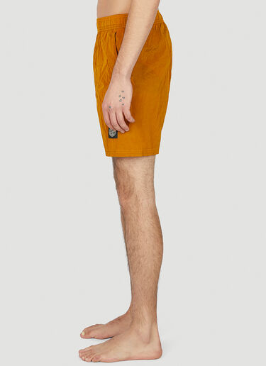 Stone Island Compass Patch Swim Shorts Orange sto0152044